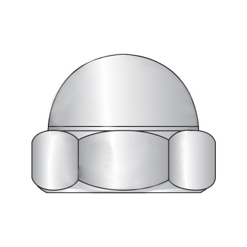 6-32 Low Crown Hex Cap Nut 18-8 Stainless Steel, 1 Piece-Bolt Demon