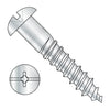 14-10 x 1 1/2 Combination (phil/slot) Drive Round Head Full Body 2/3 Thread Wood Screw Zinc-Bolt Demon