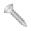 10-12 x 1/2 Phillips Oval Undercut Self Tapping Screw F/T Type A 18-8 Stainless Steel-Bolt Demon