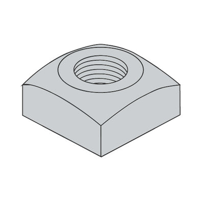 1-8 Regular Square Nut Zinc-Bolt Demon