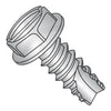 6-20 x 5/16 Slot Indent Hex Washer Thread Cut Screw Type 25 Full Thread 18-8 Stainless Steel-Bolt Demon