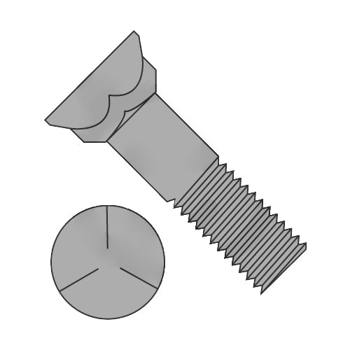 1/2-13 x 2 1/4 Grade 5 Plow Bolt #3 Head-Bolt Demon