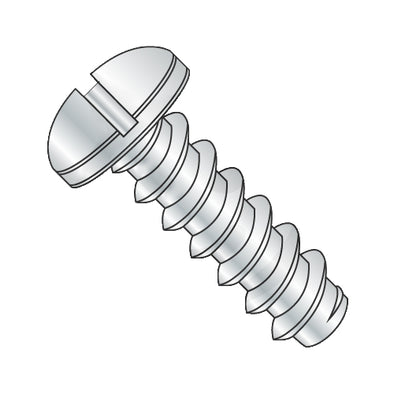 6-20 x 7/8 Slotted Pan Self Tapping Screw Type B Fully Threaded Zinc-Bolt Demon