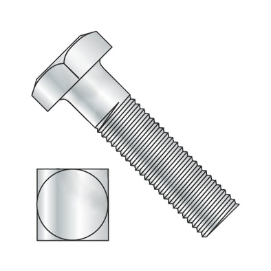 5/16-18 x 1 1/4 Square Head Battery Bolt Fully Threaded Zinc-Bolt Demon