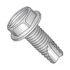 6-32 x 1/4 Slotted Indented HWH Thread Cutting Screw Type23 Fully Thrd 18-8 Stainless-Bolt Demon