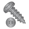 10-16 x 3/4 6 lobe Pan Self Tapping Screw Type AB Full Thread 18-8 Stainless Steel Black Ox-Bolt Demon